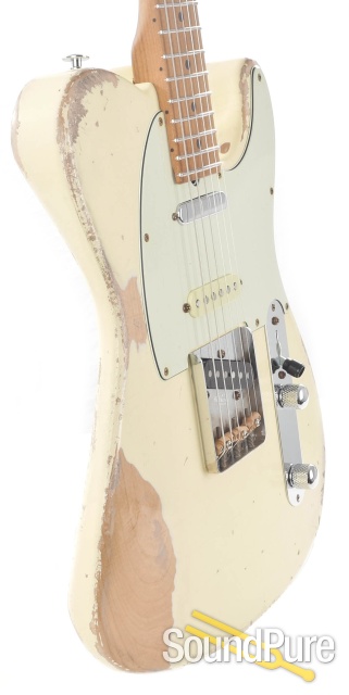 Suhr Custom Classic T Antique Vintage White Electric #JS9L8F — image 8