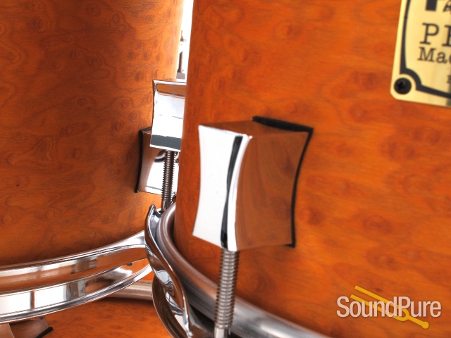 Pork Pie 4pc Maple Drum Set- Brandied Peach-Orange Oil — image 4