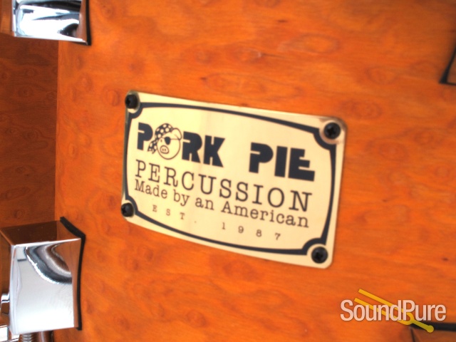 Pork Pie 4pc Maple Drum Set- Brandied Peach-Orange Oil — image 5
