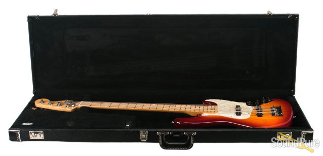 Fender CS Custom Classic Jazz 5 Cherry Sunburst Bass - Used — image 6