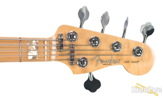 Fender CS Custom Classic Jazz 5 Cherry Sunburst Bass - Used — image 11