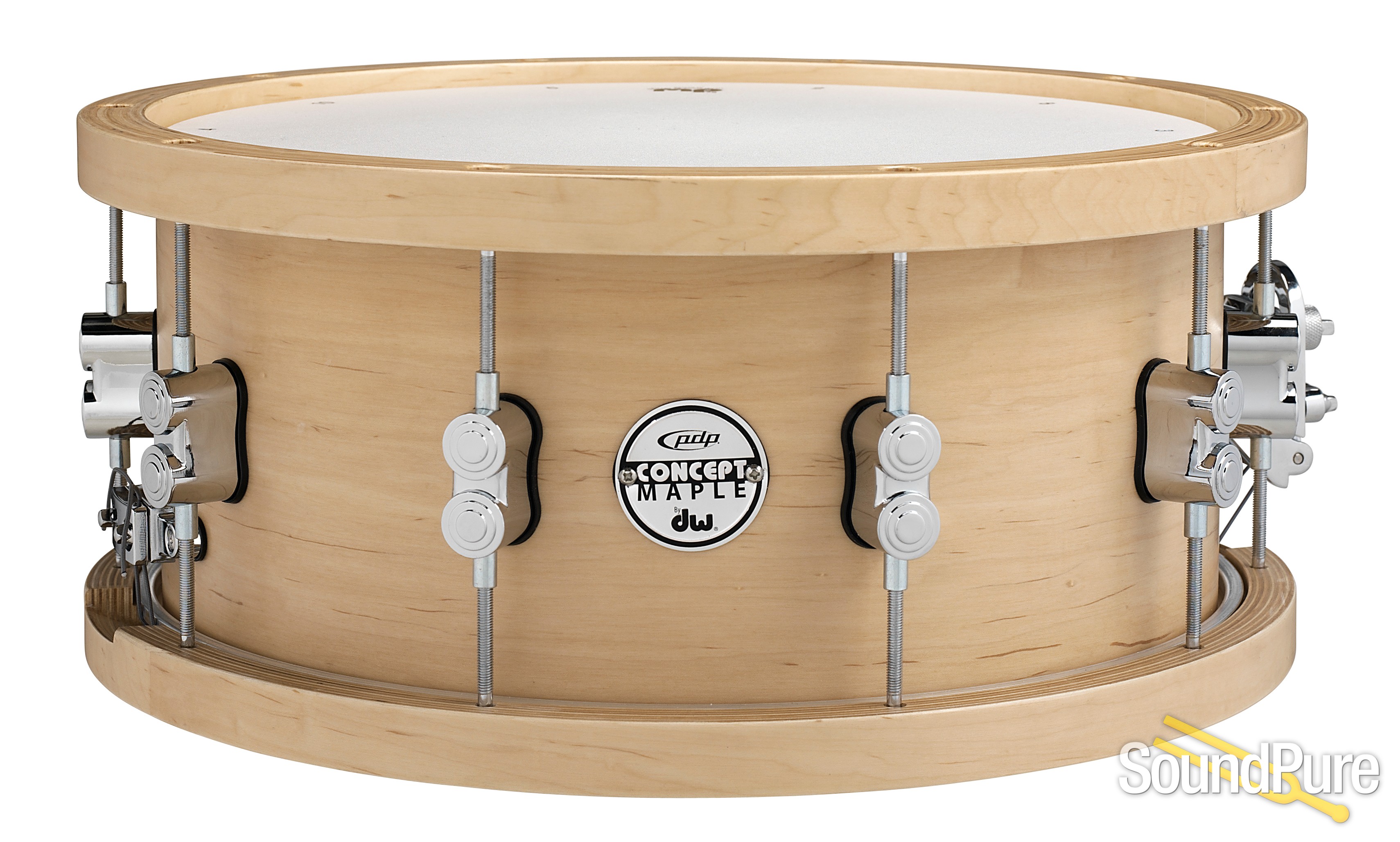 PDP 5.5x14 20Ply Wood Hoop Maple Snare Drum