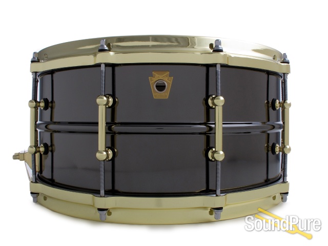 Ludwig 6.5x14 Black Beauty Snare Drum-Tube Lug-Brass LB417BT — image 1
