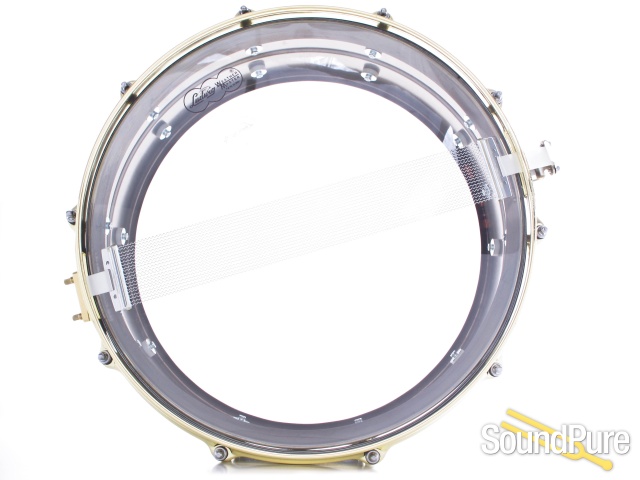 Ludwig 5x14 Black Beauty Snare Drum-Tube Lugs-Brass LB416BT — image 3
