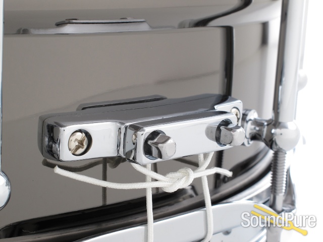 Ludwig 6.5x14 Black Magic Brass Snare Drum-Chrome — image 4
