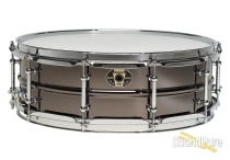 Ludwig 5.5x14 Black Magic Brass Snare Drum-Chrome