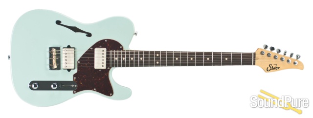 Suhr Alt T Pro Sonic Blue IRW HH Electric Guitar — image 3