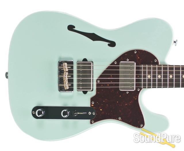Suhr Alt T Pro Sonic Blue IRW HH Electric Guitar — image 4