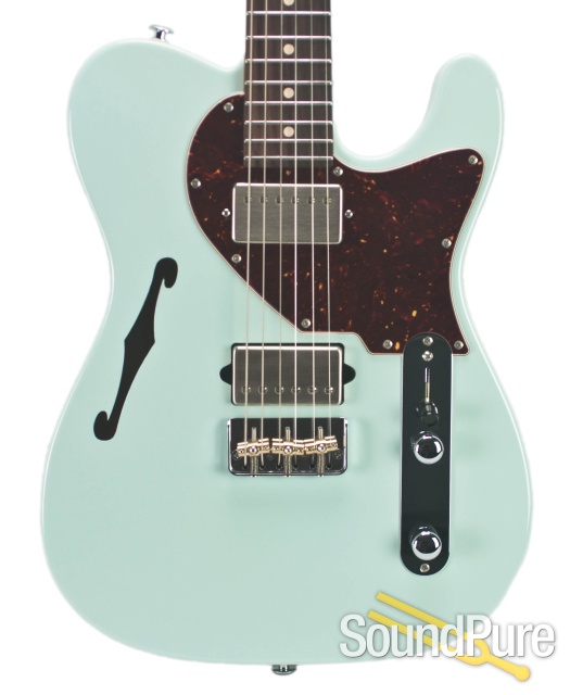 Suhr Alt T Pro Sonic Blue IRW HH Electric Guitar — image 1