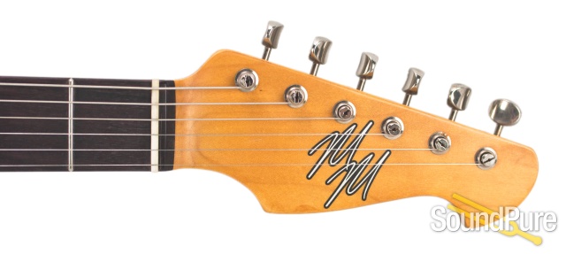Mario Guitars S-Style Fiesta Red SSS IRW Electric #317243 — image 4