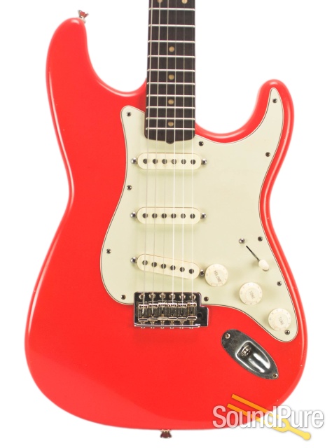 Mario Guitars S-Style Fiesta Red SSS IRW Electric #317243 — image 1