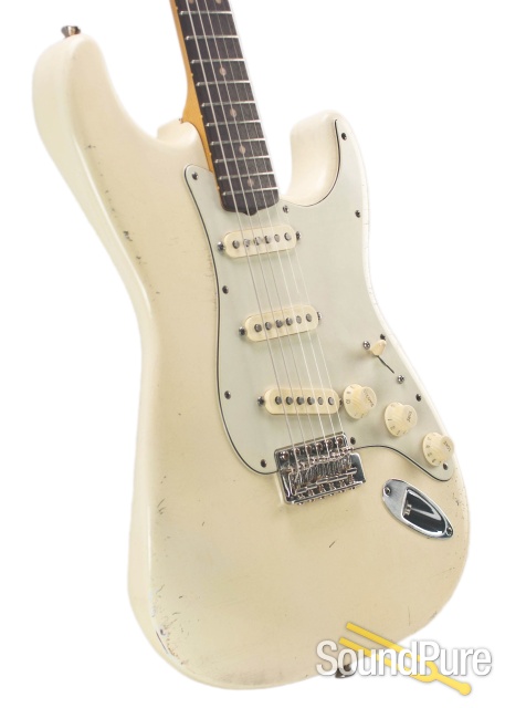 Mario Guitars S-Style Vintage White SSS IRW Electric #317241 — image 8