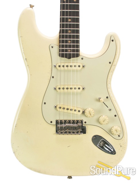 Mario Guitars S-Style Vintage White SSS IRW Electric #317241 — image 1