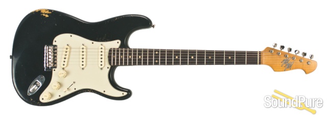 Mario Guitars S-Style Black SSS IRW Electric #317242 — image 3