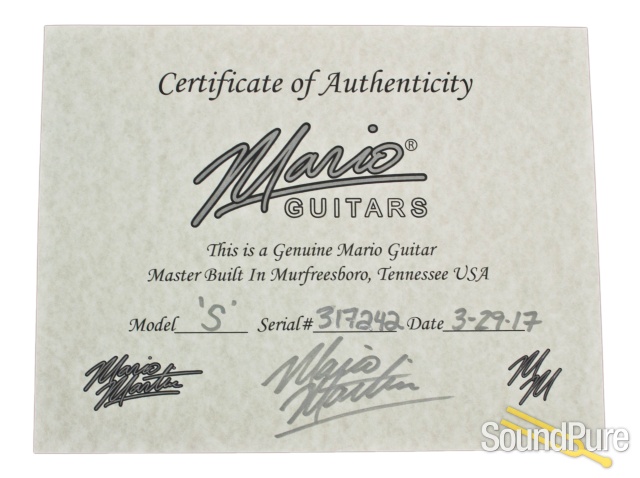 Mario Guitars S-Style Black SSS IRW Electric #317242 — image 6