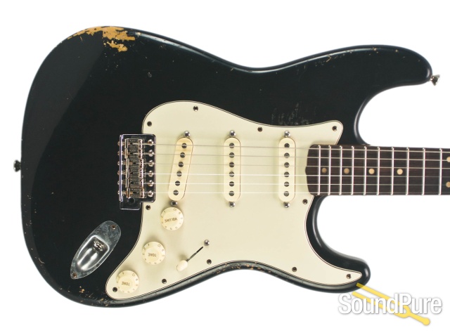 Mario Guitars S-Style Black SSS IRW Electric #317242 — image 7