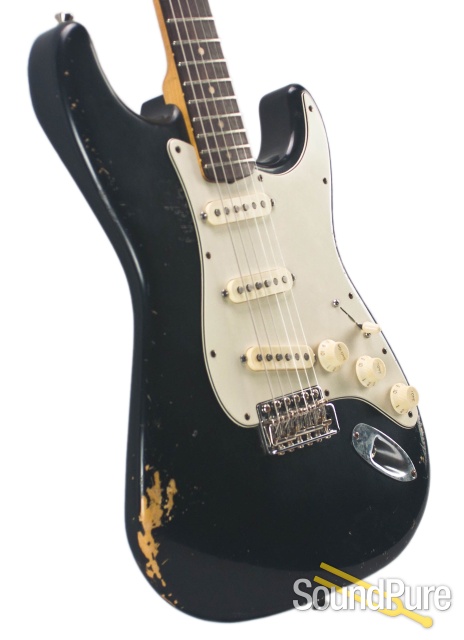 Mario Guitars S-Style Black SSS IRW Electric #317242 — image 8