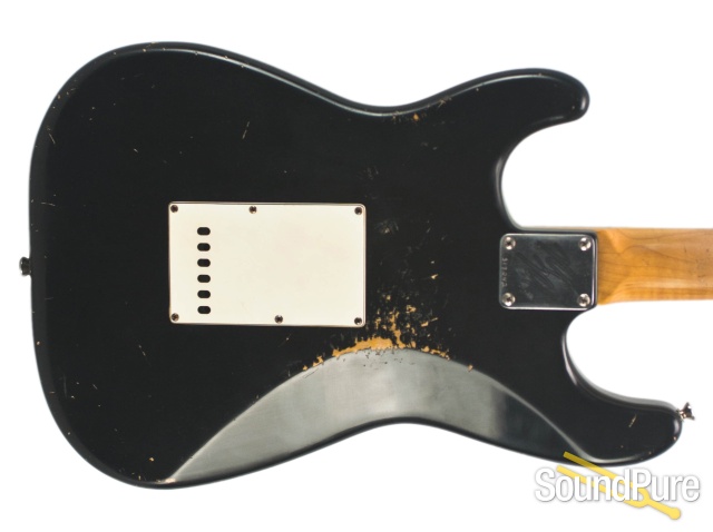 Mario Guitars S-Style Black SSS IRW Electric #317242 — image 10