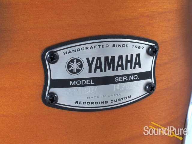 Yamaha 4pc Recording Custom Drum Set-Real Wood — image 3
