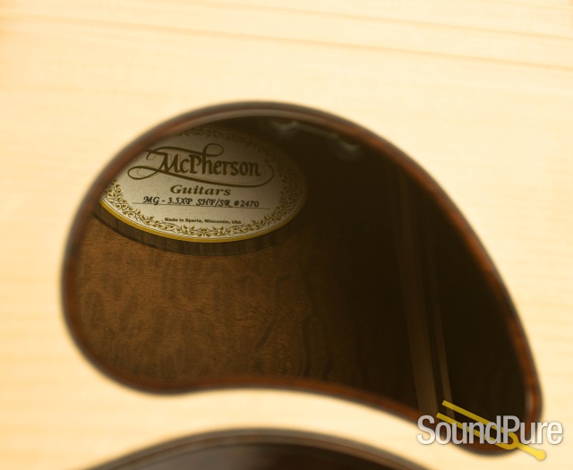 McPherson 3.5XP Figured Sapele/Adirondack Red Spruce #2470 — image 5