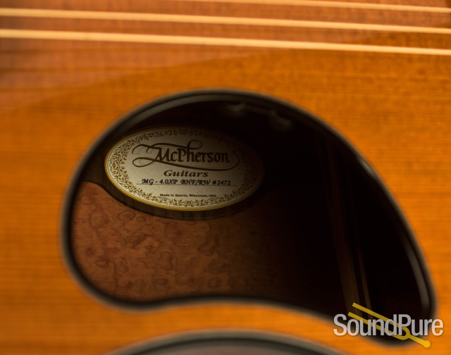 McPherson 4.0XP Figured Bubinga/Redwood Acoustic #2472 — image 7