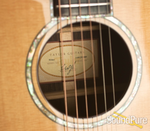 Taylor 914CE w/ Cindy Inlay Acoustic/Electric Guitar - Used — image 6