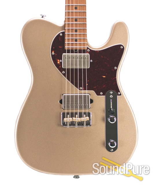 Suhr Custom Classic T Shoreline Gold HH #29913 - Used — image 1