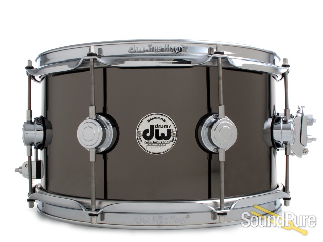DW 7x13 Collectors Black Nickel over Brass Snare Drum