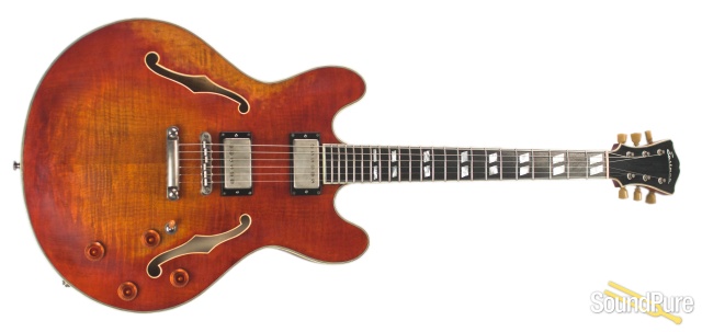 Eastman T59/V Thinline Semi-hollow Electric #12750008 — image 4