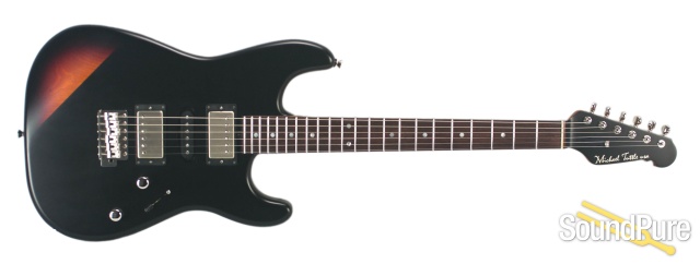 Tuttle Custom Classic S Satin Black Over 3-Tone Burst #430 — image 3