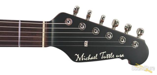 Tuttle Custom Classic S Satin Black Over 3-Tone Burst #430 — image 4