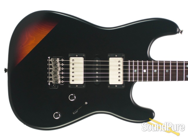 Tuttle Custom Classic S Satin Black Over 3-Tone Burst #430 — image 6