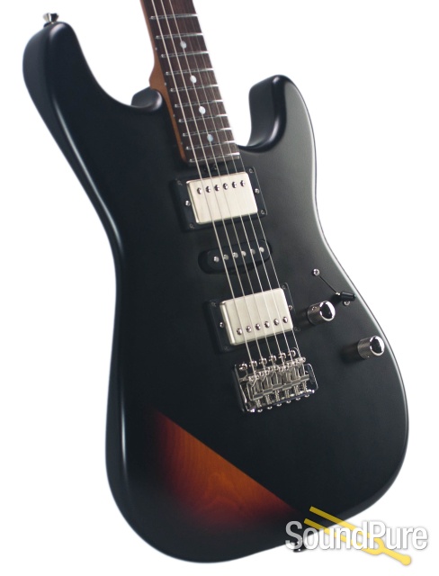 Tuttle Custom Classic S Satin Black Over 3-Tone Burst #430 — image 7