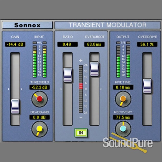 Sonnox Oxford Transient Modulator Plug-in (TDM)
