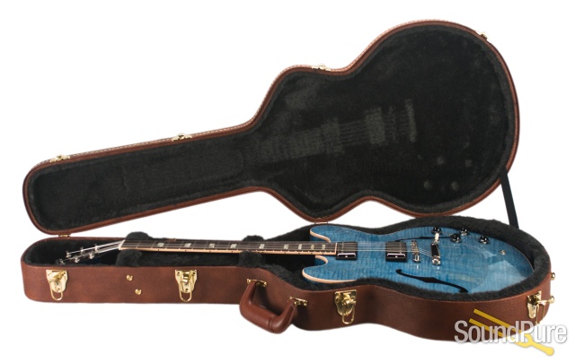 Gibson 2015 Memphis ES-335 Indigo Blue #10095711 - Used — image 2
