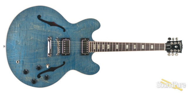 Gibson 2015 Memphis ES-335 Indigo Blue #10095711 - Used — image 3