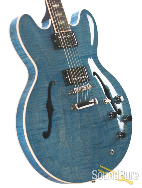 Gibson 2015 Memphis ES-335 Indigo Blue #10095711 - Used — image 8