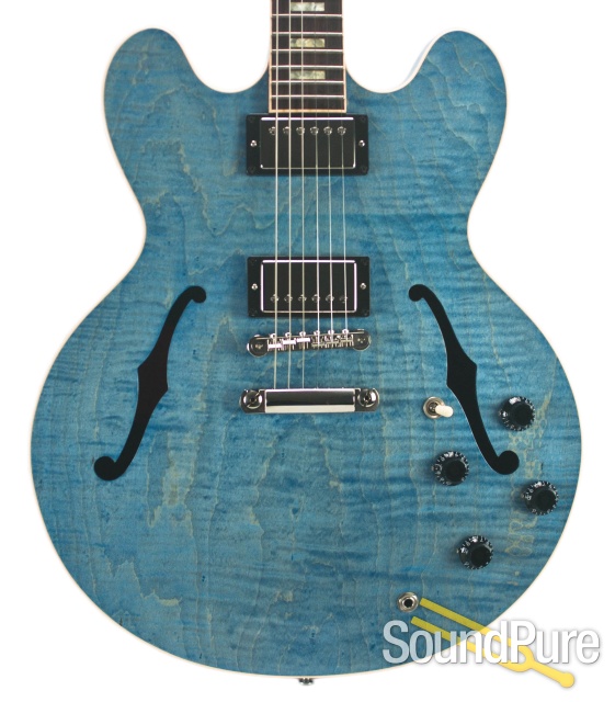Gibson 2015 Memphis ES-335 Indigo Blue #10095711 - Used — image 1