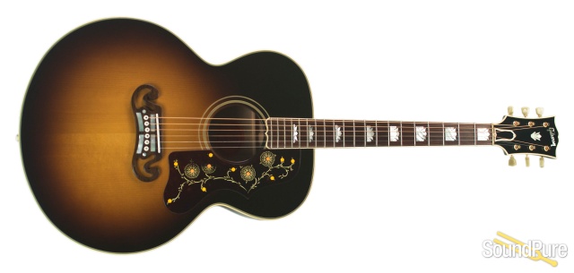 Gibson SJ-200 True Vintage Sunburst Acoustic Guitar - Used — image 3
