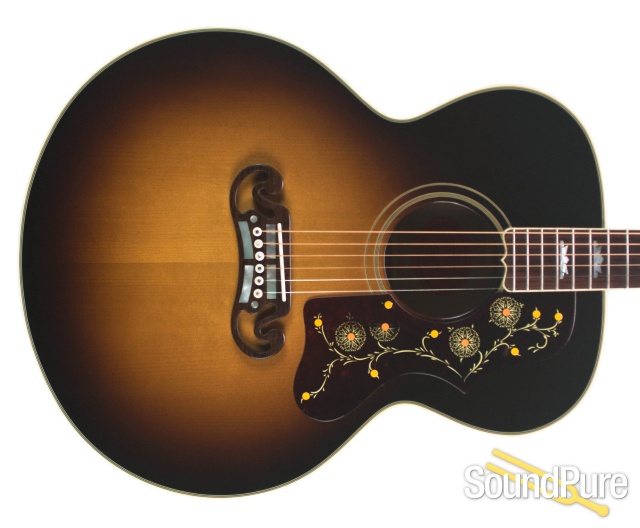 Gibson SJ-200 True Vintage Sunburst Acoustic Guitar - Used — image 7