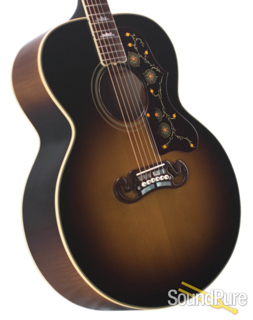 Gibson SJ-200 True Vintage Sunburst Acoustic Guitar - Used — image 8