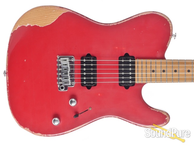Suhr Custom Modern T 24 Antique Dakota Red Electric #JS4A8U — image 4