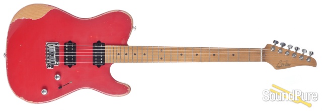 Suhr Custom Modern T 24 Antique Dakota Red Electric #JS4A8U — image 7