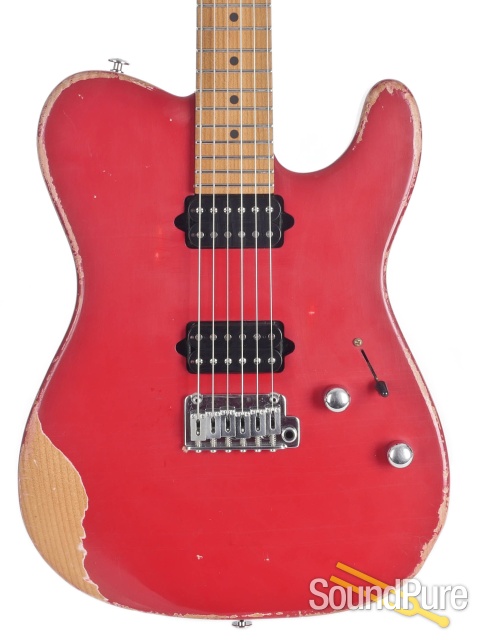 Suhr Custom Modern T 24 Antique Dakota Red Electric #JS4A8U — image 1