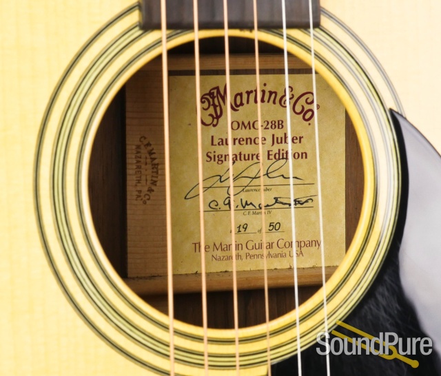 Martin Laurence Juber OMC-28B 19 of 50 Acoustic - Used — image 5