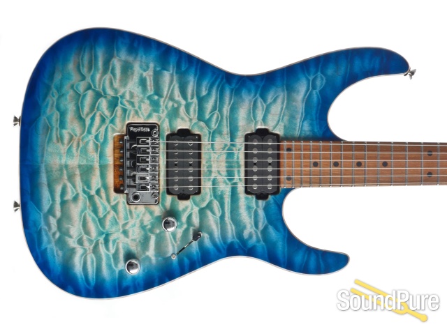 Anderson Angel Natural Bora to Trans Blue Burst w/ Binding — image 5