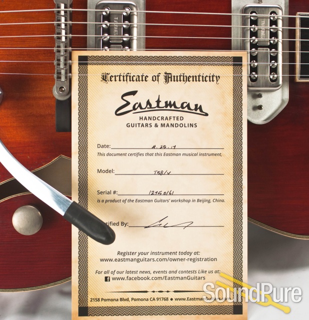 Eastman T58/V Antique Classic Archtop #12750161 — image 3