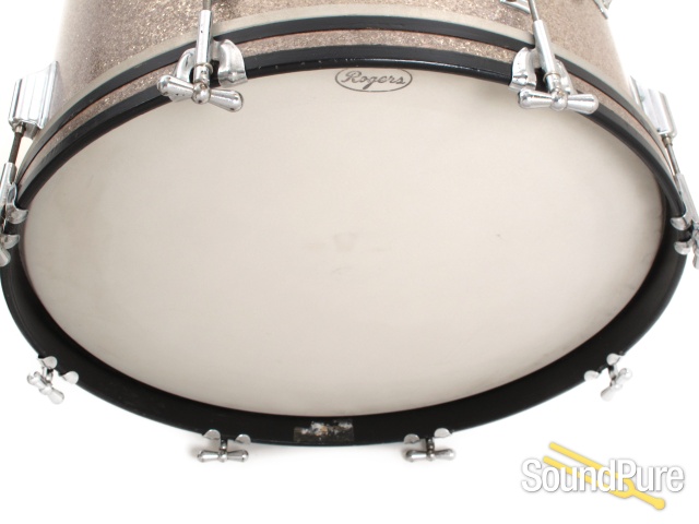 Rogers Holiday Drum Set-Dayton Era 13,16,20 Silver Sparkle — image 2