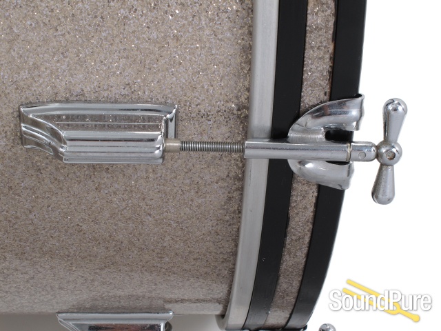 Rogers Holiday Drum Set-Dayton Era 13,16,20 Silver Sparkle — image 3