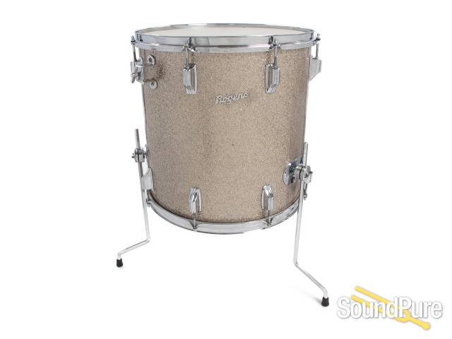 Rogers Holiday Drum Set-Dayton Era 13,16,20 Silver Sparkle — image 9